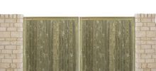 1.2m w x 1.4m h to 1.8m h TOWN (Gate Made to Order) Treated