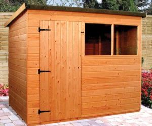 Suffolk Shed 1.8 x 1.2m Pent Treated
