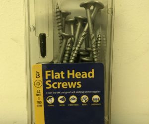 100mm Flat Head Screw Carpenters Mate 25
