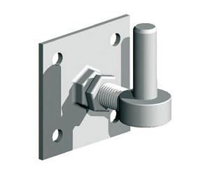 Adjustable Field Gate Hanger on Plate