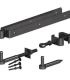 24" Adjustable hinge set Epoxy Black