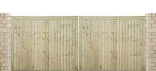 1.2m w x 1.4m h to 1.8m h COUNTRY (Gate Made to Order) Treated