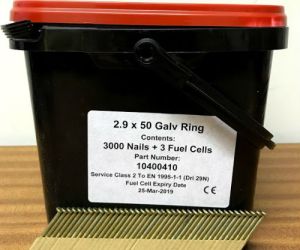 51mm x 2.9mm Nail Fast Ring Shank 3000 E