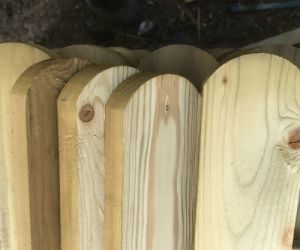 900mm 19mm x 69mm Round Top Pale