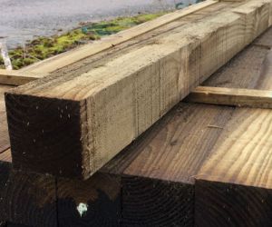 2.4m 100mm x 100mm TREATED TRADE