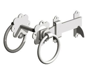 5" Galv Ring Latch Gate Mate