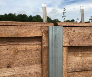 2.4m 54mm x 51mm DURAPOST Galv