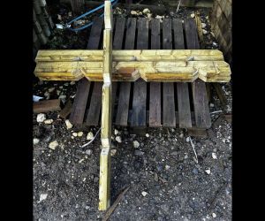 1.2m  47 x 125 2-N Back weathered Wallplate