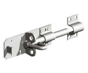 4" Brenton Bolt 1/2" shoot Galv.Gate Mat