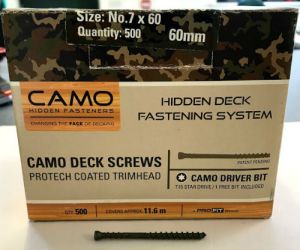 60mm Camo Hidden Deck Screws per 500